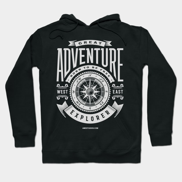 Adventure in America Hoodie by AME_Studios